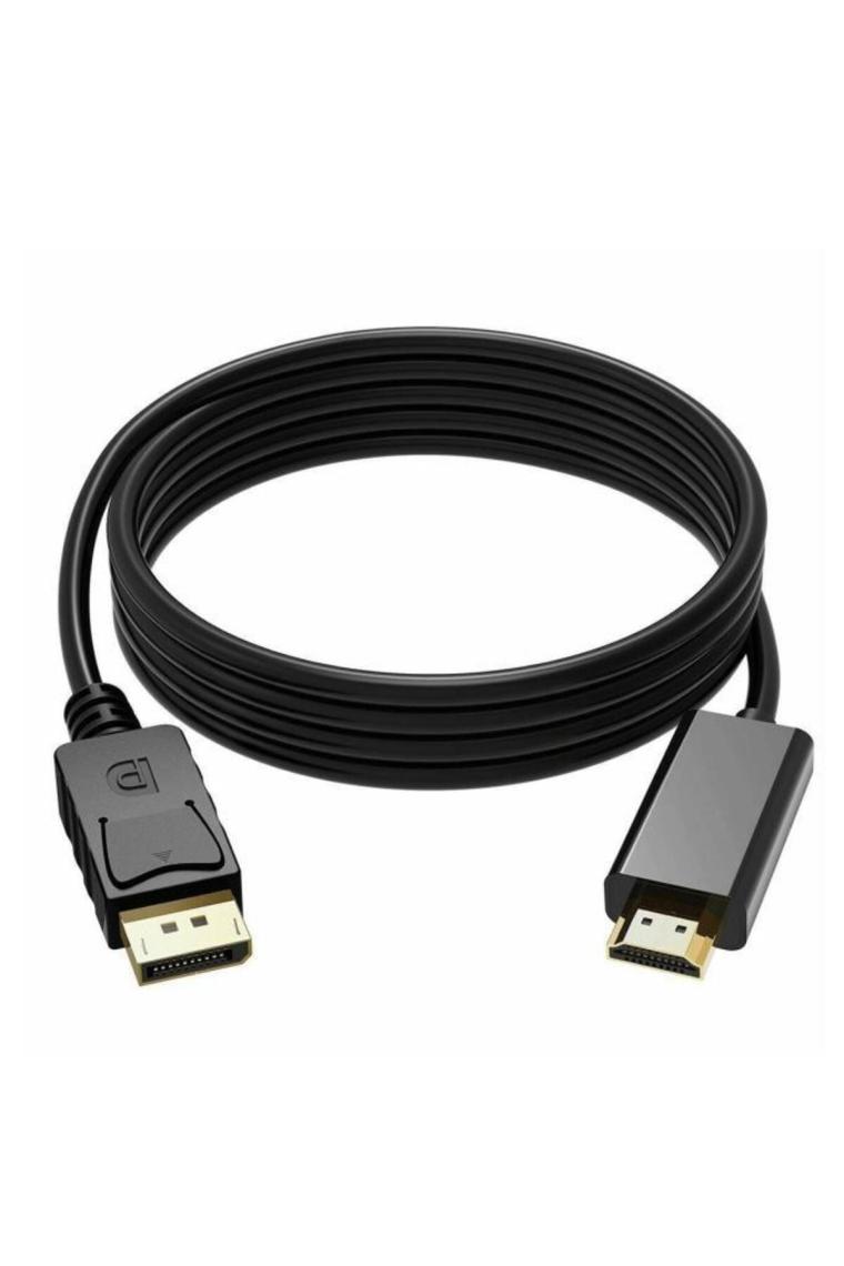 2077 Displayport To Hdmi Kablo Display Port Çevirici Dönüştürücü 1.8 M