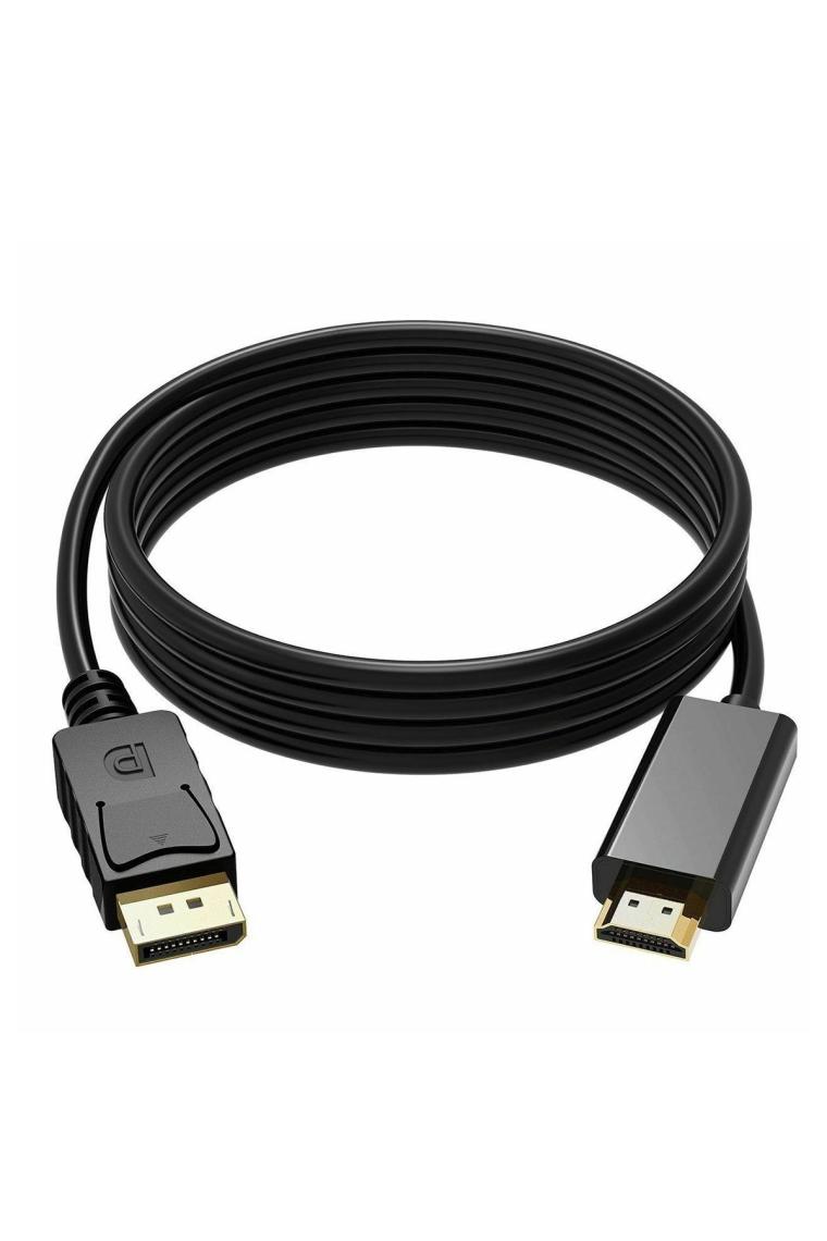 2077 Displayport To Hdmi Kablo Display Port Çevirici Dönüştürücü 1.8 M