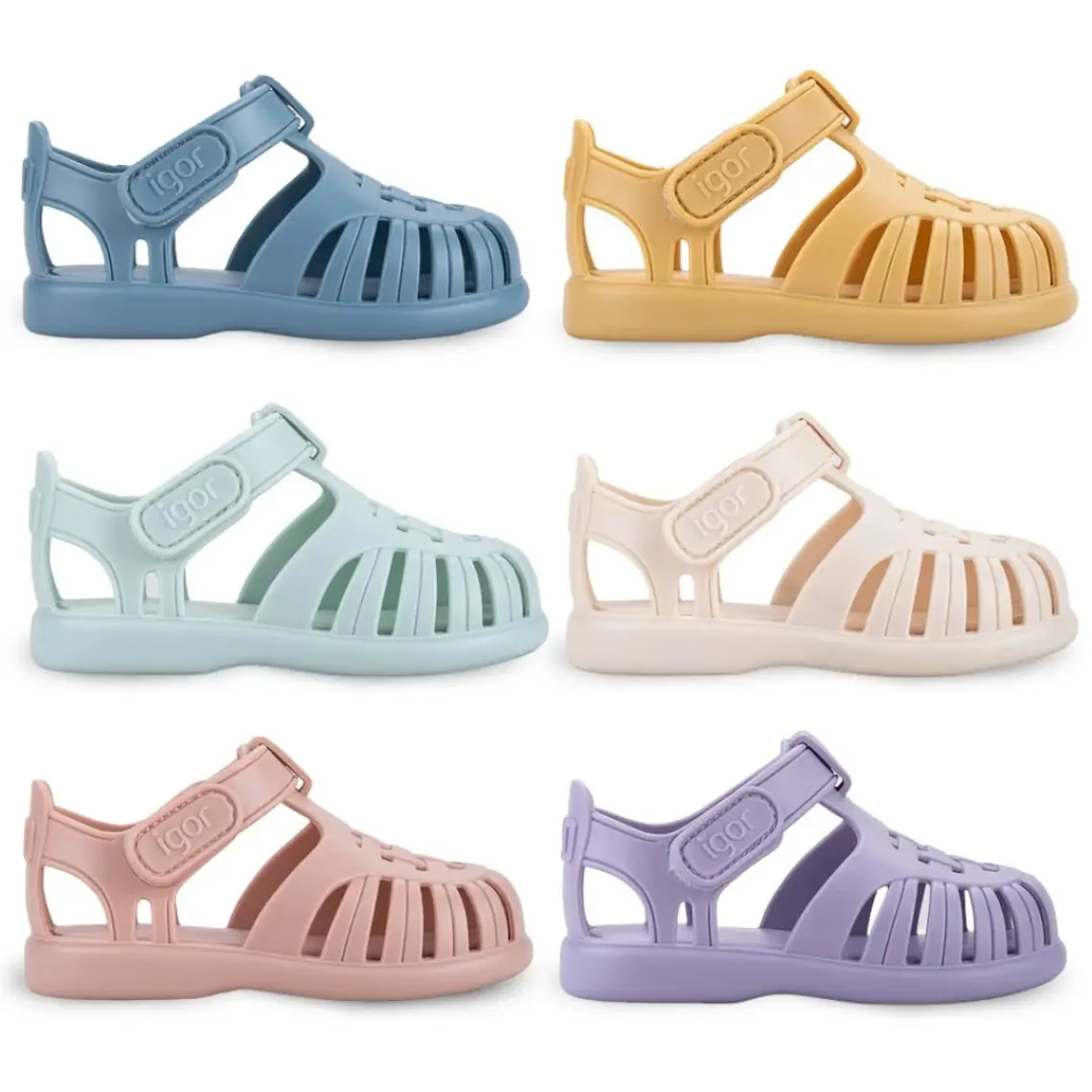 Igor S10271 TOBBY SOLID Mavi Kız Çocuk Sandalet