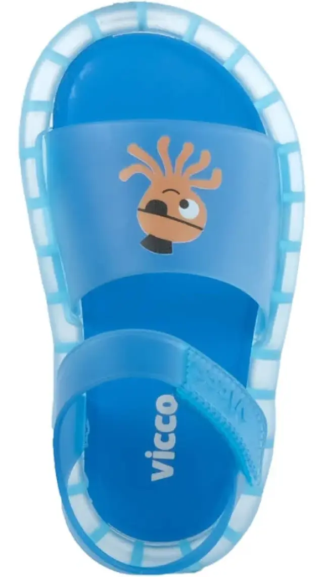 Vicco Jelly Patik Işıklı Sandalet Mavi