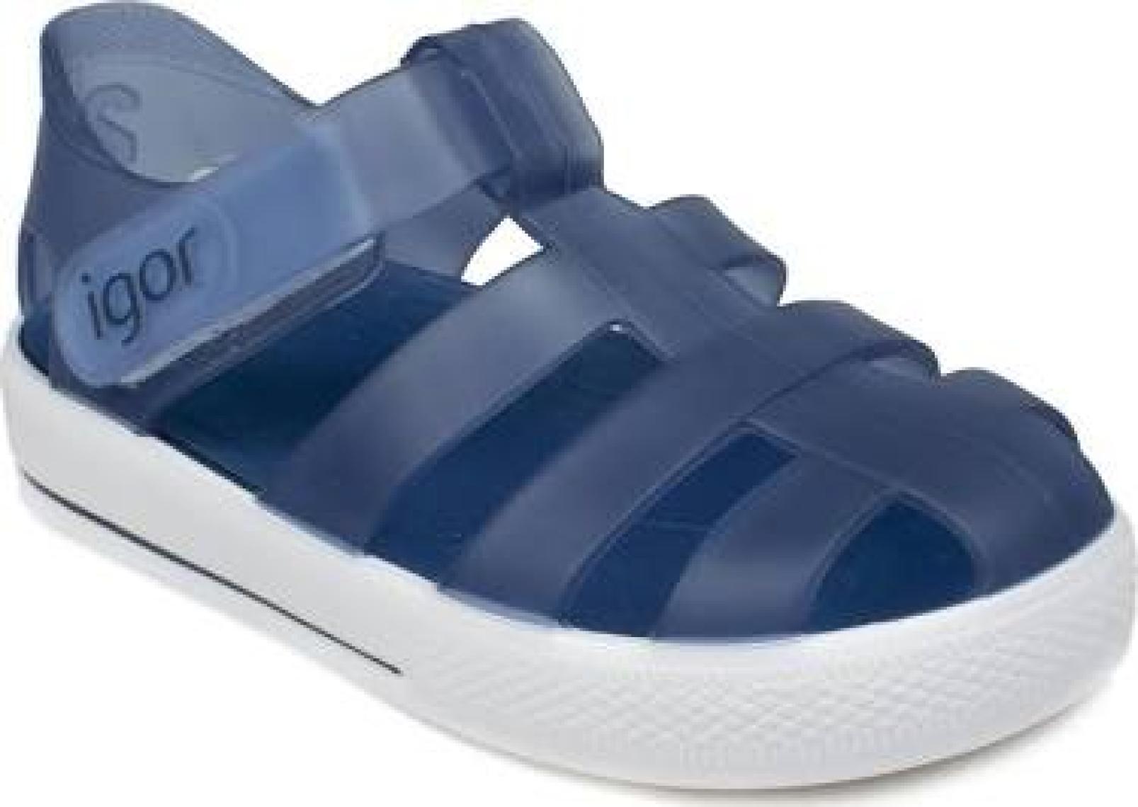 Igor Star Kaymayı Önleyen Flex Foam Cırtlı Şeffaf Sandalet Unisex Çocuk SANDALET S10171 U