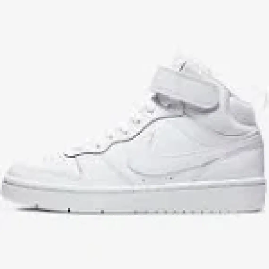 Nike Court Borough Mid 2 (Gs) Spor Ayakkabı - Beyaz