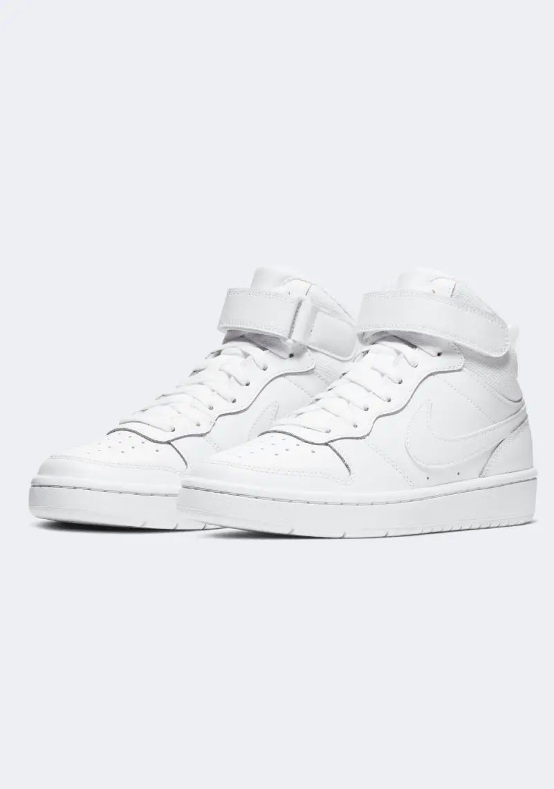 Nike Court Borough Mid 2 (Gs) Spor Ayakkabı - Beyaz