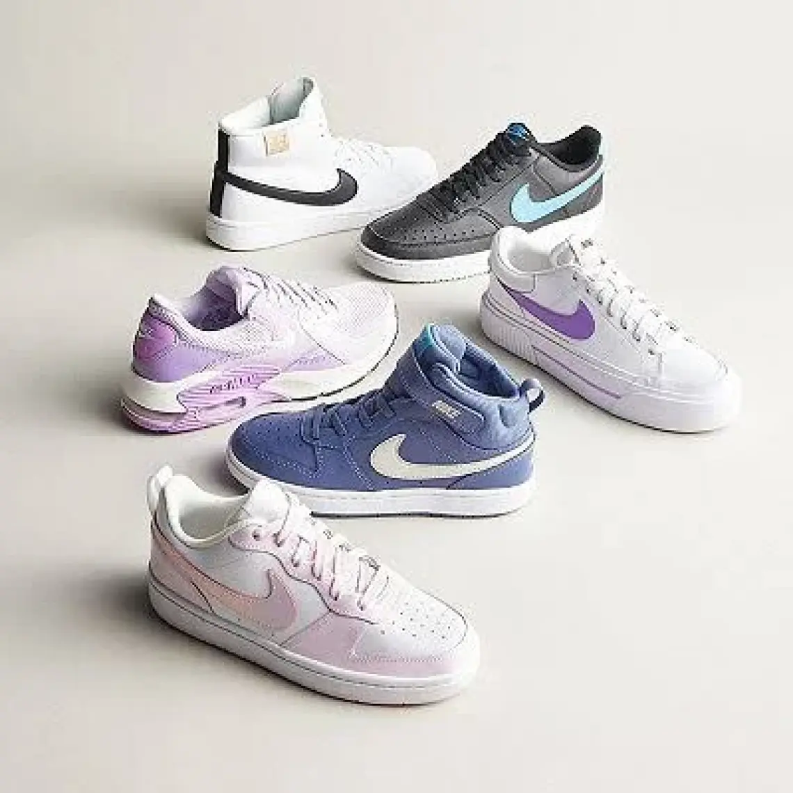 Nike Court Borough Mid 2 (Gs) Spor Ayakkabı - Beyaz