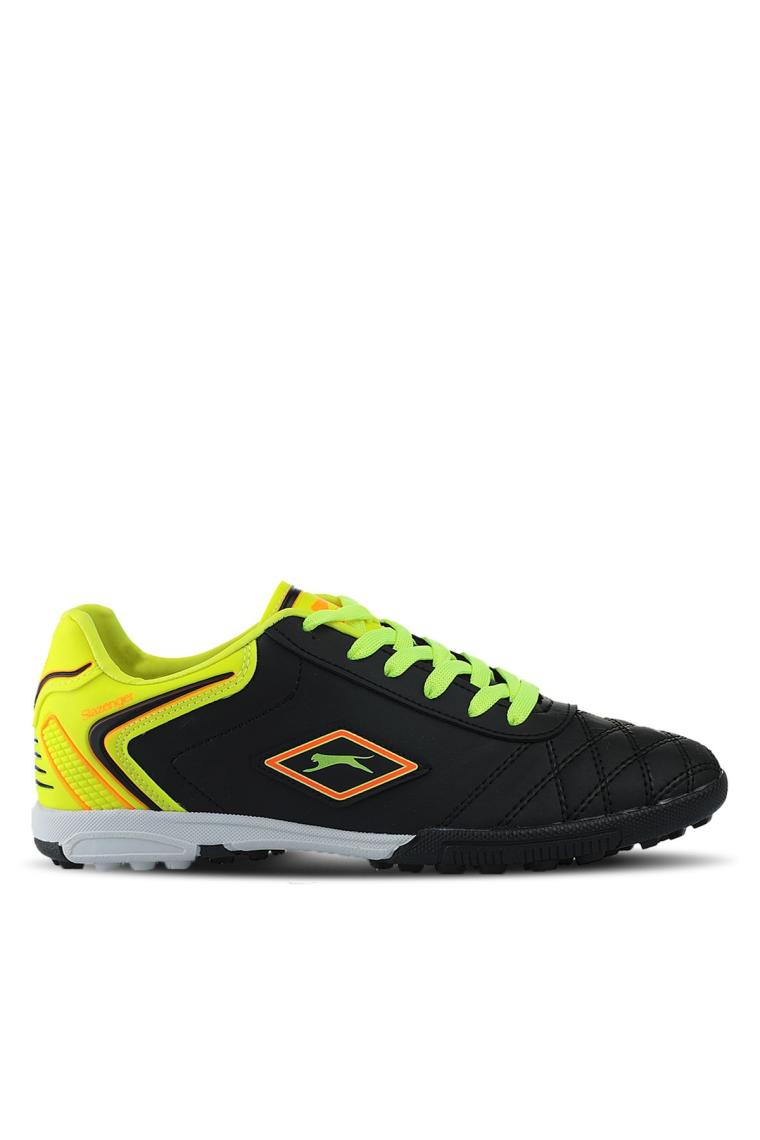 Slazenger HUGO HS Erkek Halısaha Futbol Ayakkabısı Siyah / Sarı