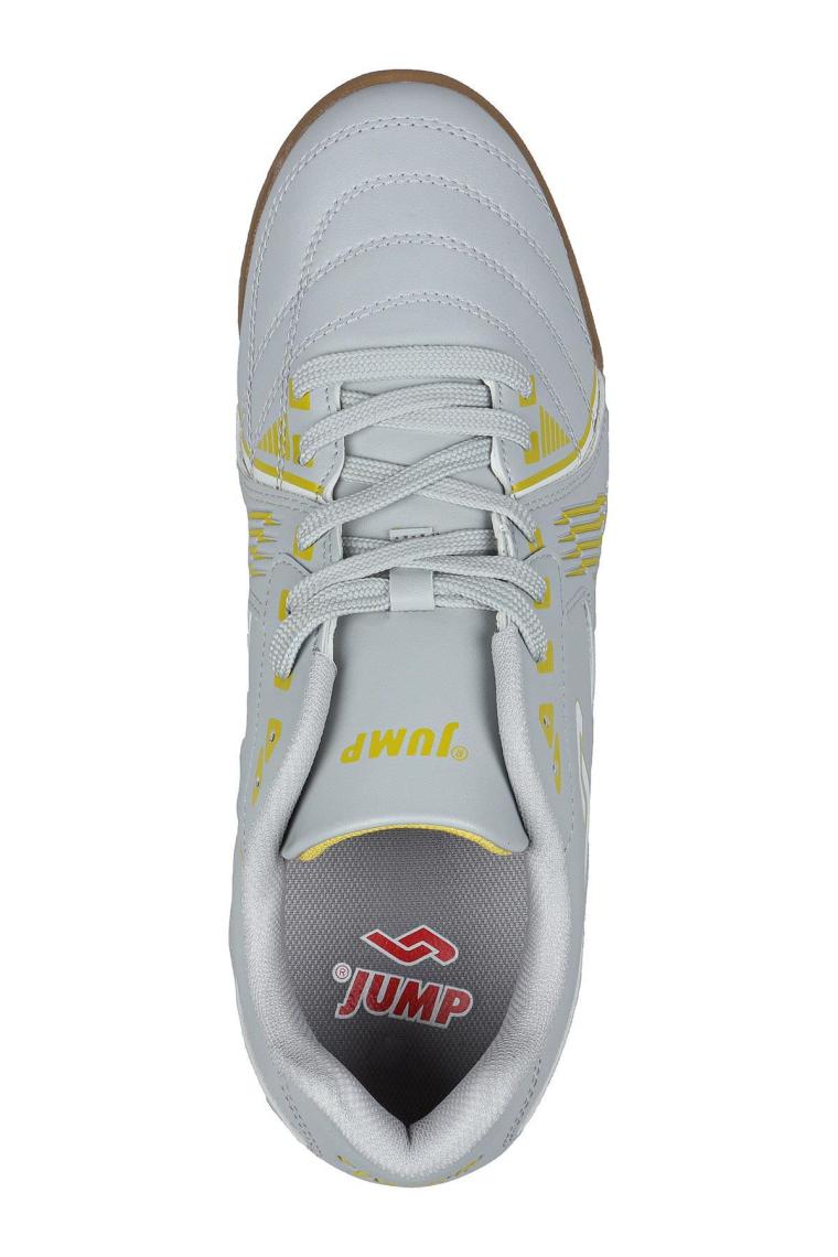 Jump 28003 Açık Gri - Sarı Halı Saha Krampon Futbol Ayakkabısı
