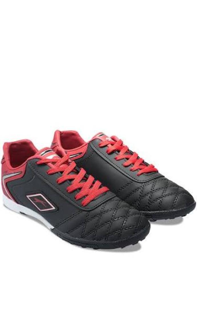 Slazenger HUGO HS Erkek Halısaha Futbol Ayakkabısı Siyah / Kırmızı