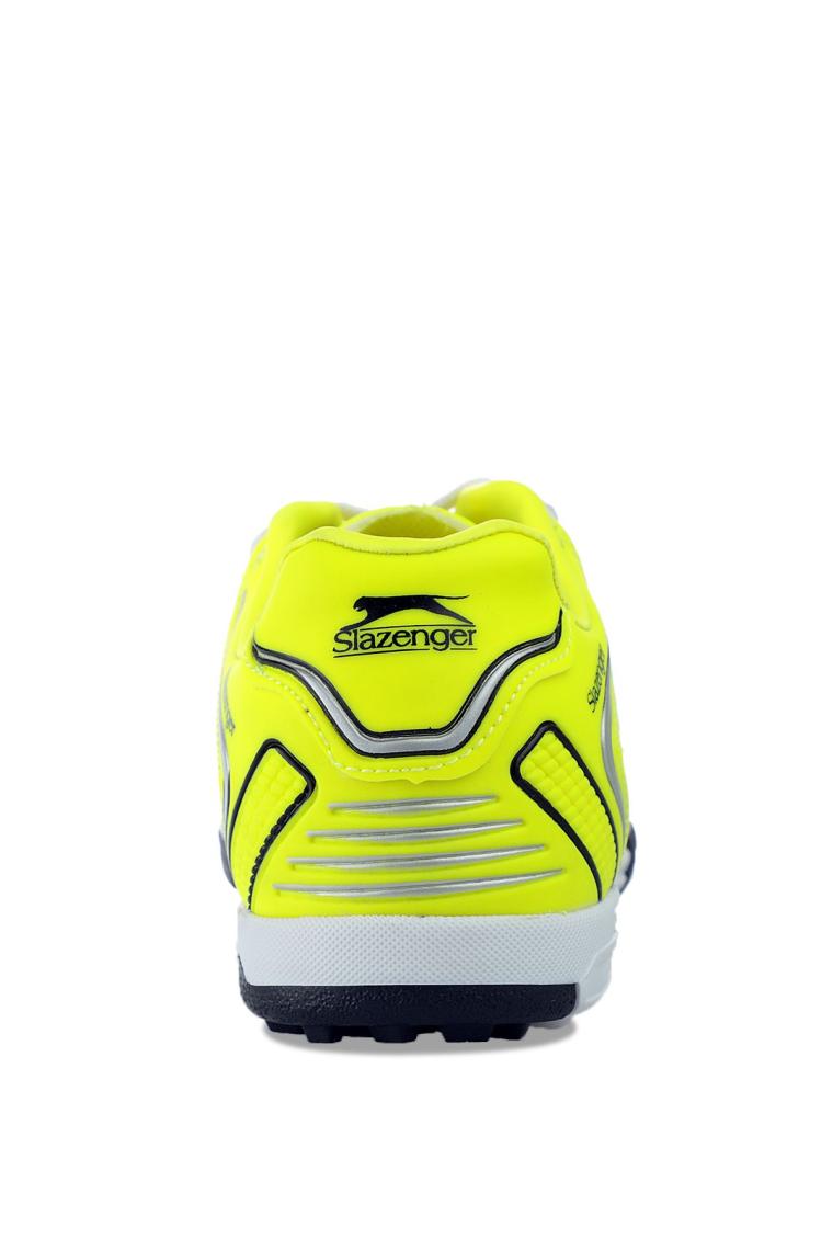 Slazenger HUGO HS Erkek Çocuk Halısaha Futbol Ayakkabısı Beyaz / Sarı
