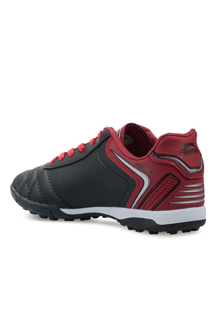 Slazenger HUGO HS Erkek Çocuk Halısaha Futbol Ayakkabısı Siyah / Kırmızı