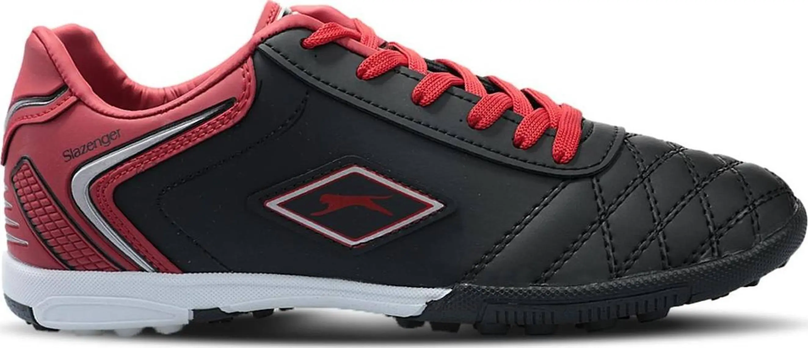 Slazenger HUGO HS Erkek Halısaha Futbol Ayakkabısı Siyah / Kırmızı