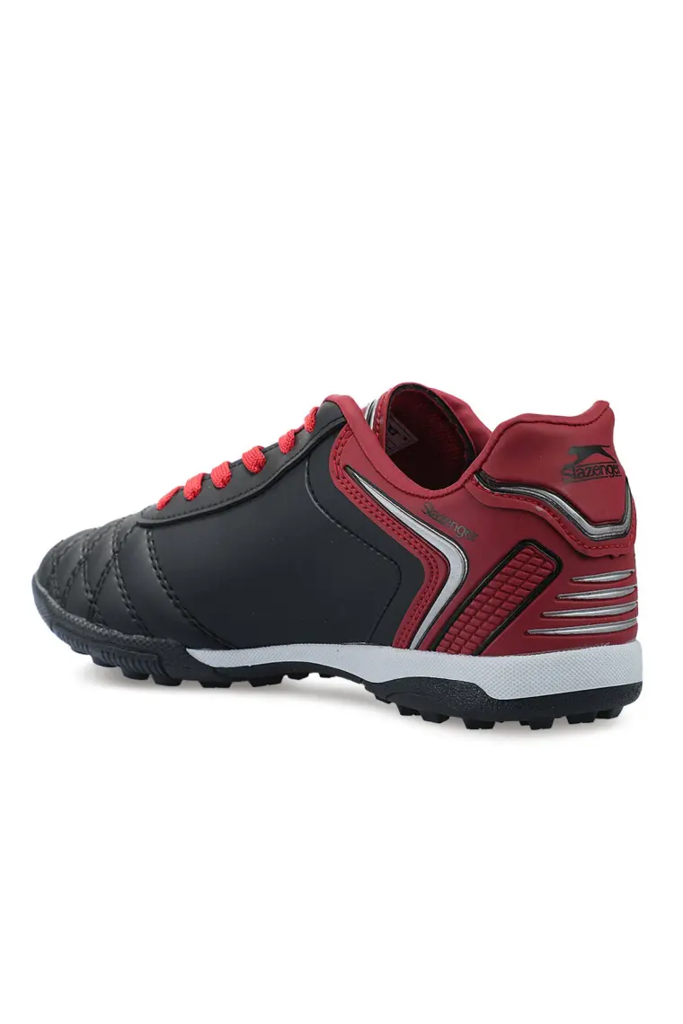 Slazenger HUGO HS Erkek Halısaha Futbol Ayakkabısı Siyah / Kırmızı