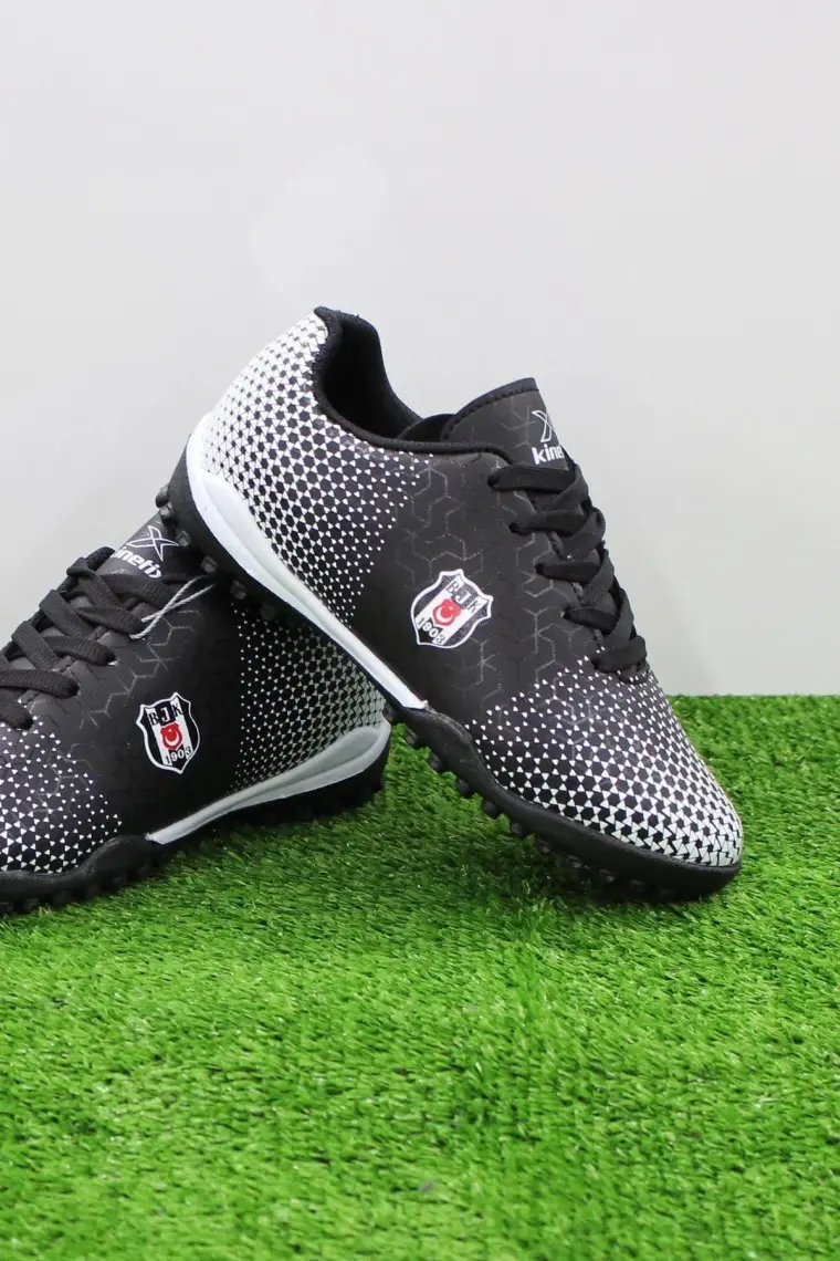 BJK Baros Tf  4fx Siyah Erkek Çocuk Halı Saha Ayakkabısı