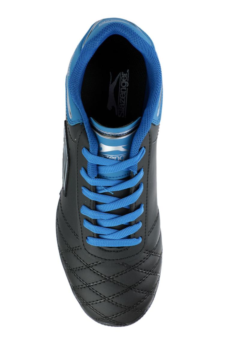 Slazenger HUGO HS Erkek Çocuk Halısaha Futbol Ayakkabısı Siyah / Mavi