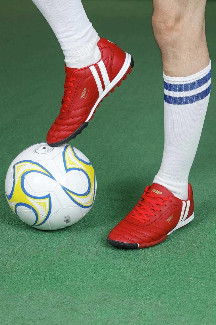 Jump 13258 Kırmızı Halı Saha Krampon Futbol Ayakkabısı