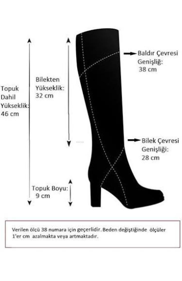 Fox Shoes Gri Kadın Çizme C674250109