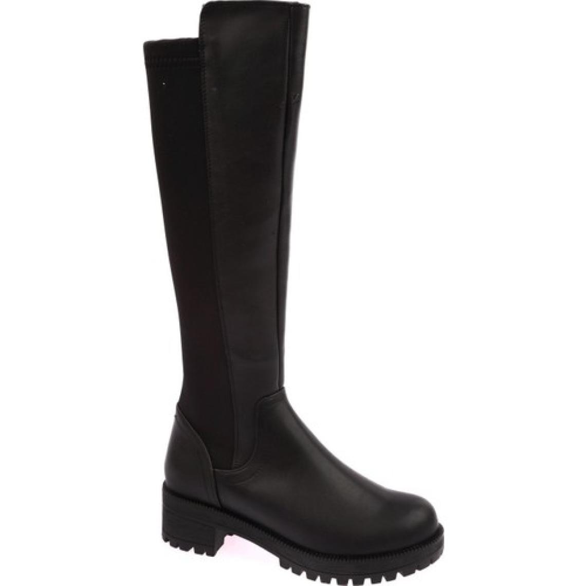 DGN 601 Kadın Arkası Stretch Knee High Çizme