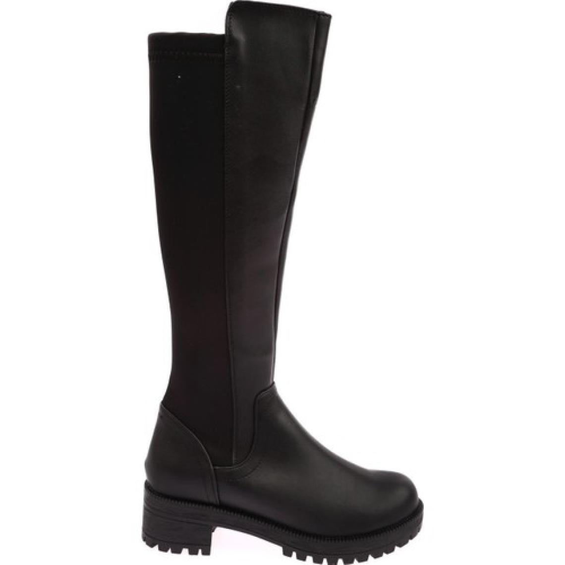 DGN 601 Kadın Arkası Stretch Knee High Çizme