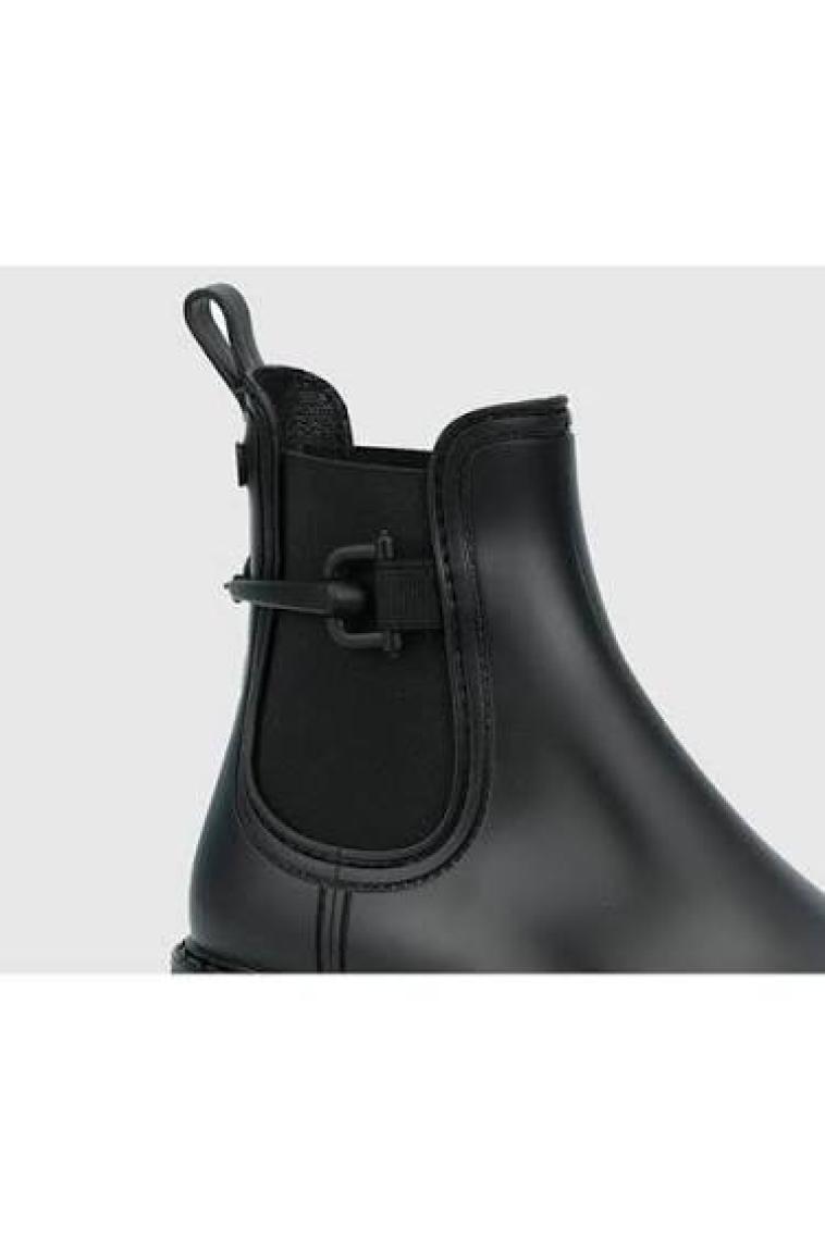 Igor W10264 Soho Metal Kadın Siyah Yağmur Çizmesi