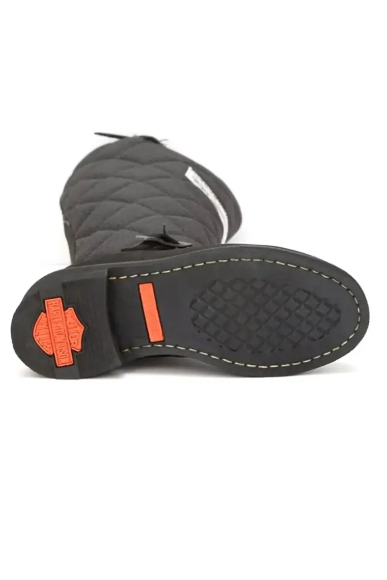 Harley Davidson Laconia Hi 646 Black Nubuk Kadın Çizme