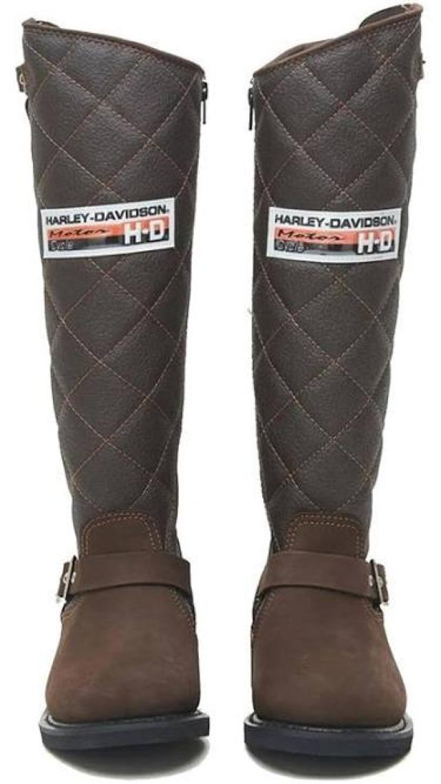 Harley Davidson Laconia Hi 646 Kadın Koyu Kahve Nubuk Çizme