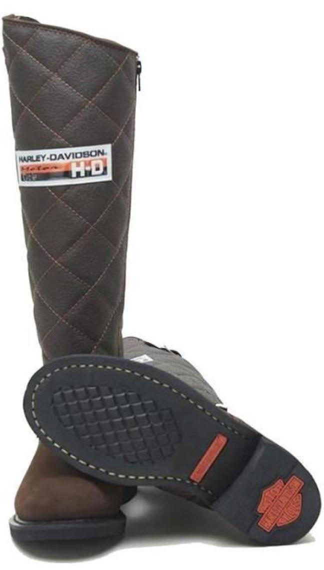 Harley Davidson Laconia Hi 646 Kadın Koyu Kahve Nubuk Çizme