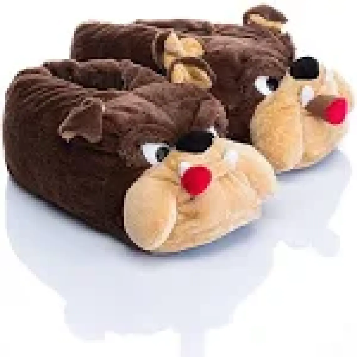 Twigy Bulldog Kadın,Garson Boy Hayvanlı Panduf Kahverengi 36/41 AA0614