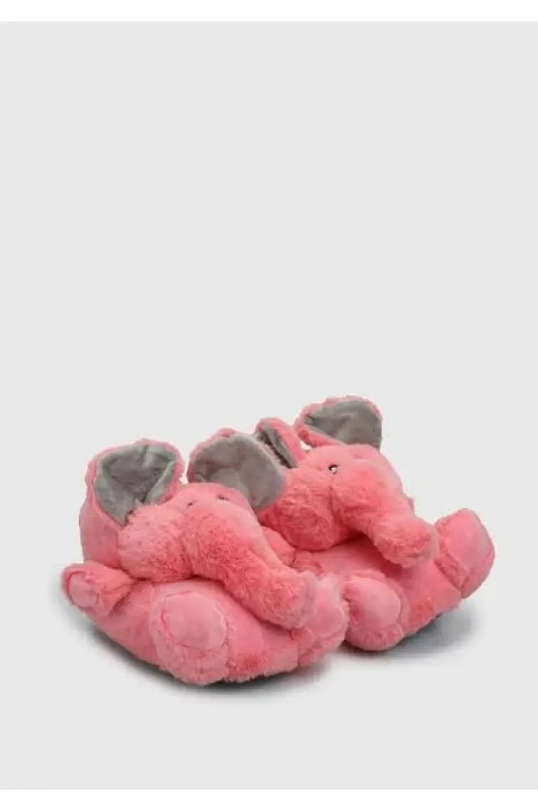 Twigy Elephant-2 Kadın Hayvanlı Panduf Pembe 36/41 AA0638