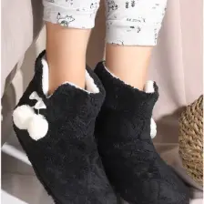 Modafrato Rp-Çinçila Kadın Panduf Ev Botu Ev Ayakkabısı