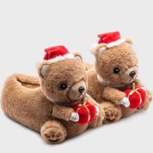Twigy Regalo Kadın Hayvanlı Panduf Kahverengi 36/41 EE0555