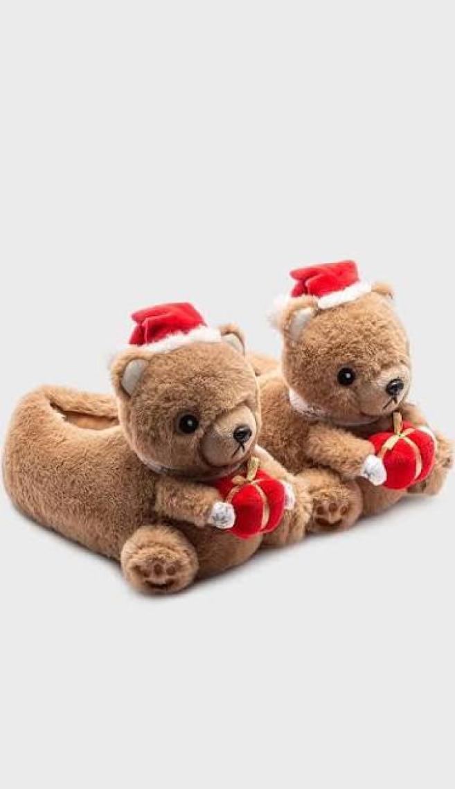 Twigy Regalo Kadın Hayvanlı Panduf Kahverengi 36/41 EE0555