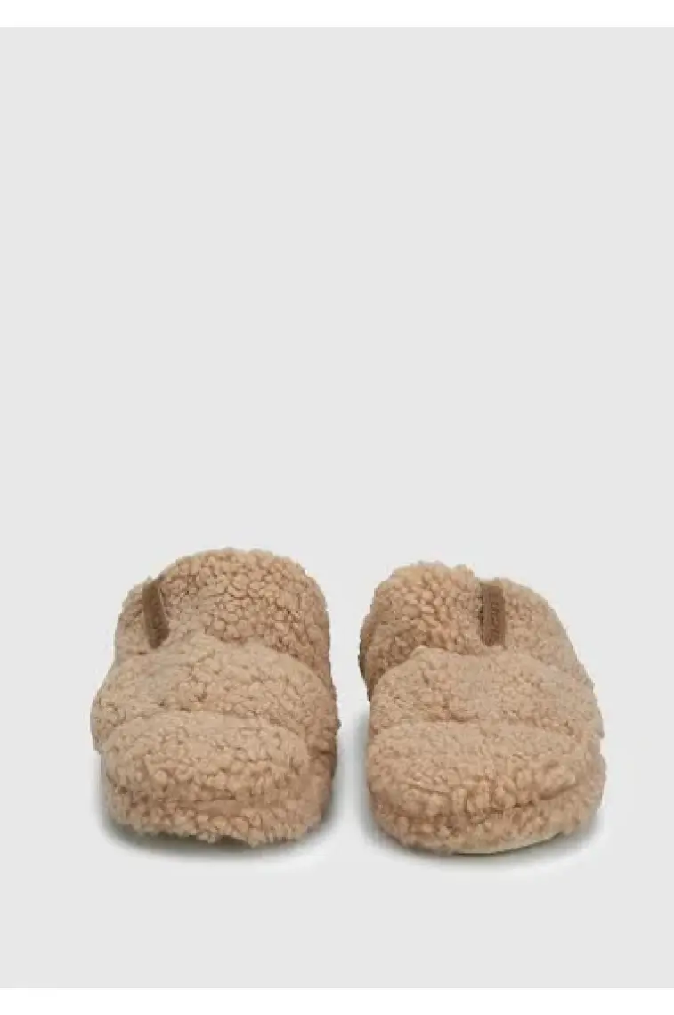 Peluche Camel Teddy Women Slipper Kadın Günlük Ev Pandufu Ted-Kcl Krem