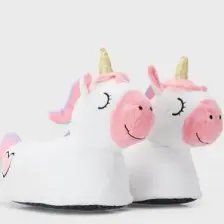 Twigy Pink Corn Kadın Hayvanlı Panduf Beyaz 36/41 YY0296