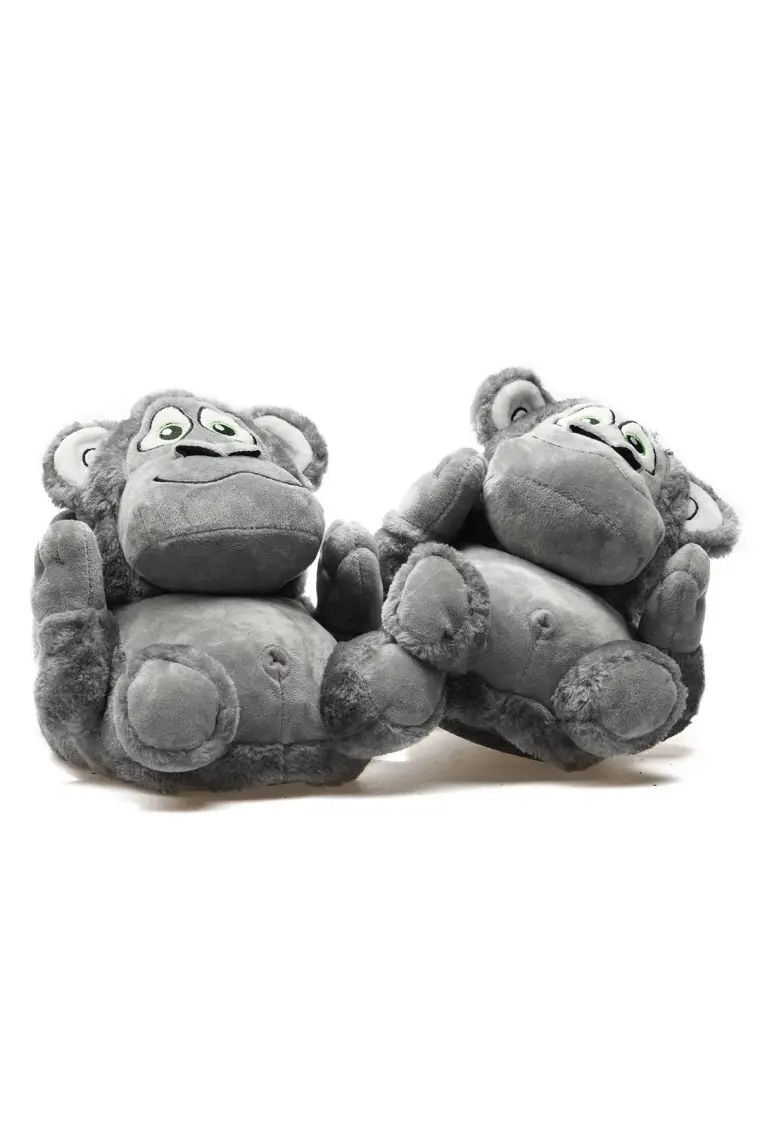 Twigy Monkey Unisex Hayvanli Panduf (36-43)  22K T-Monkey U