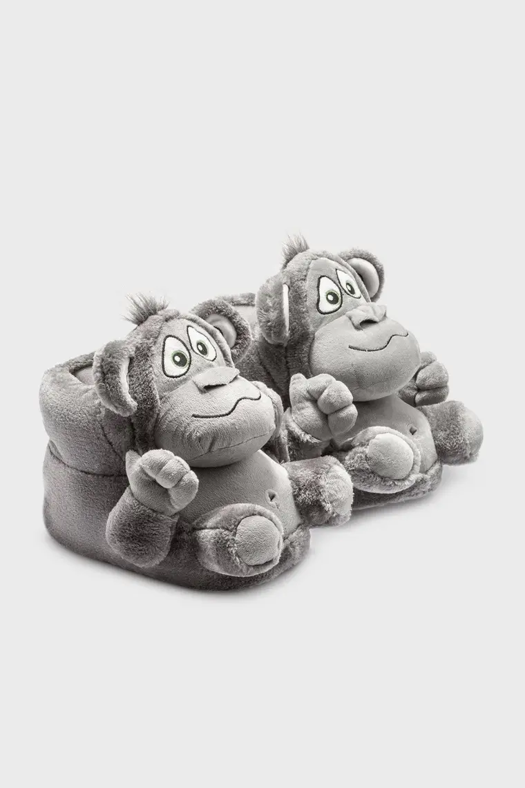 Twigy Monkey Unisex Hayvanli Panduf (36-43)  22K T-Monkey U