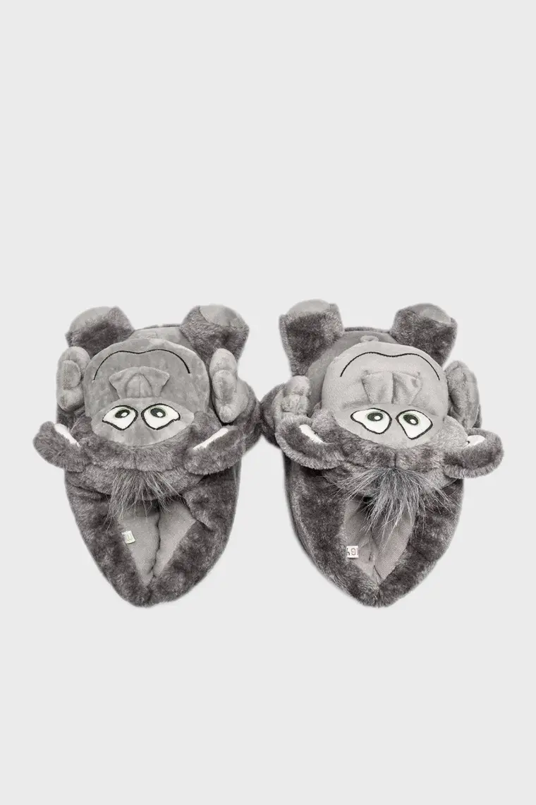 Twigy Monkey Unisex Hayvanli Panduf (36-43)  22K T-Monkey U