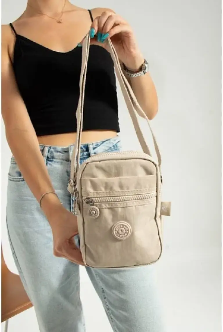 Mega Bag M 227 Mega Bag Krinkıl Kumaş Unisex Küçük Omuz Çantası, Telefonluk
