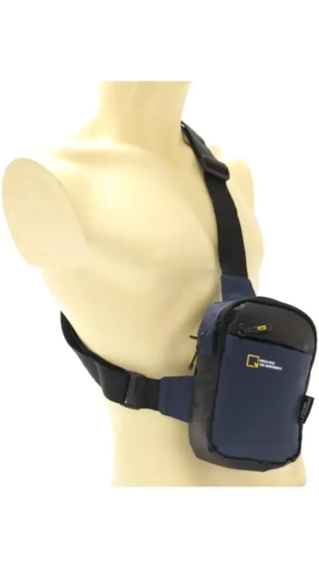 M 1019 Mega Bag Unisex Göğüs Çapraz Çanta, Portföy Çanta