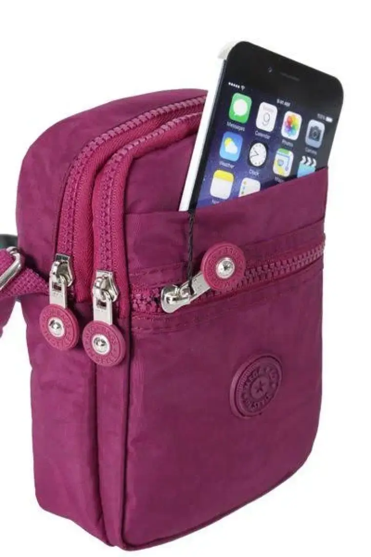 Mega Bag M 227 Mega Bag Krinkıl Kumaş Unisex Küçük Omuz Çantası, Telefonluk