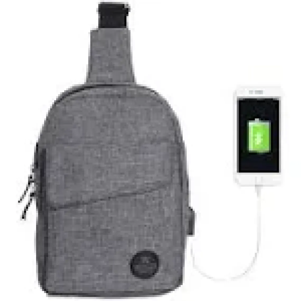 My Valice Smart Bag Usb'li Çapraz Göğüs Çantası 1505 Gri