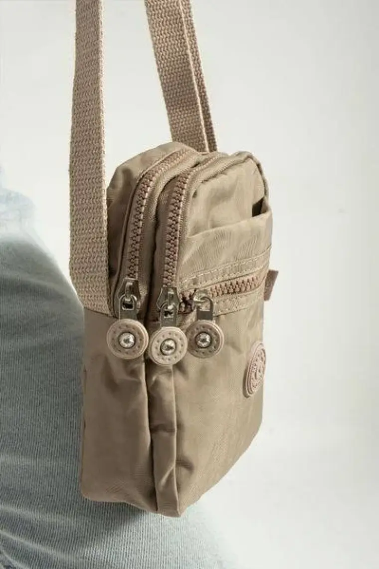 Mega Bag M 227 Mega Bag Krinkıl Kumaş Unisex Küçük Omuz Çantası, Telefonluk
