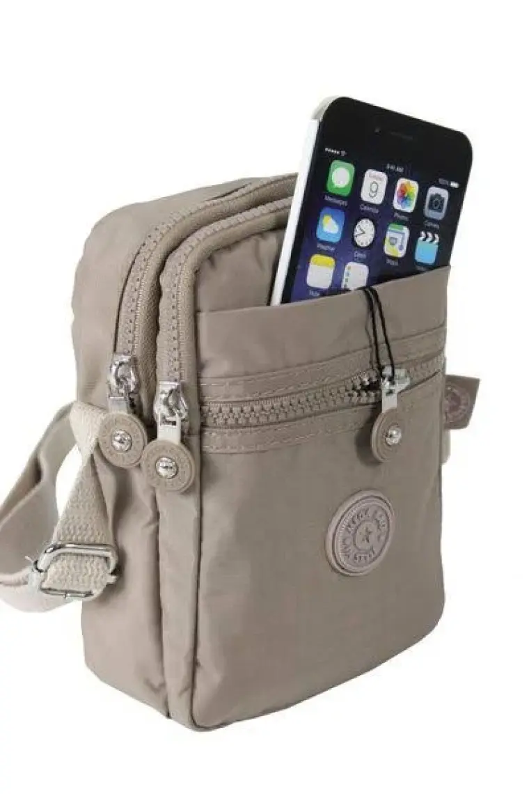 Mega Bag M 227 Mega Bag Krinkıl Kumaş Unisex Küçük Omuz Çantası, Telefonluk