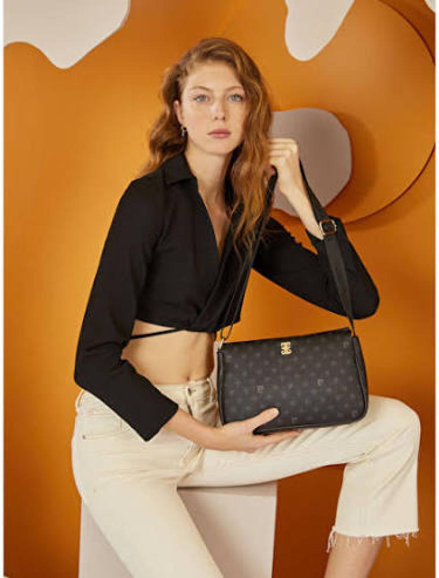 Pierre Cardin Siyah Kadın Omuz 05PO22Y1550-MN S