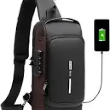 Newish Polo Kadın Kahverengi Usb Çıkışlı Çapraz Askılı Omuz ve Bel Çantası newpolo222