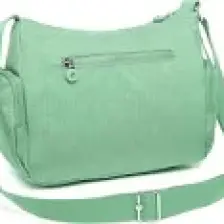 Smart Bags Krinkıl Kumaş Su Geçirmez Kadın Çapraz Çanta BC 1115 - Açık Yeşil