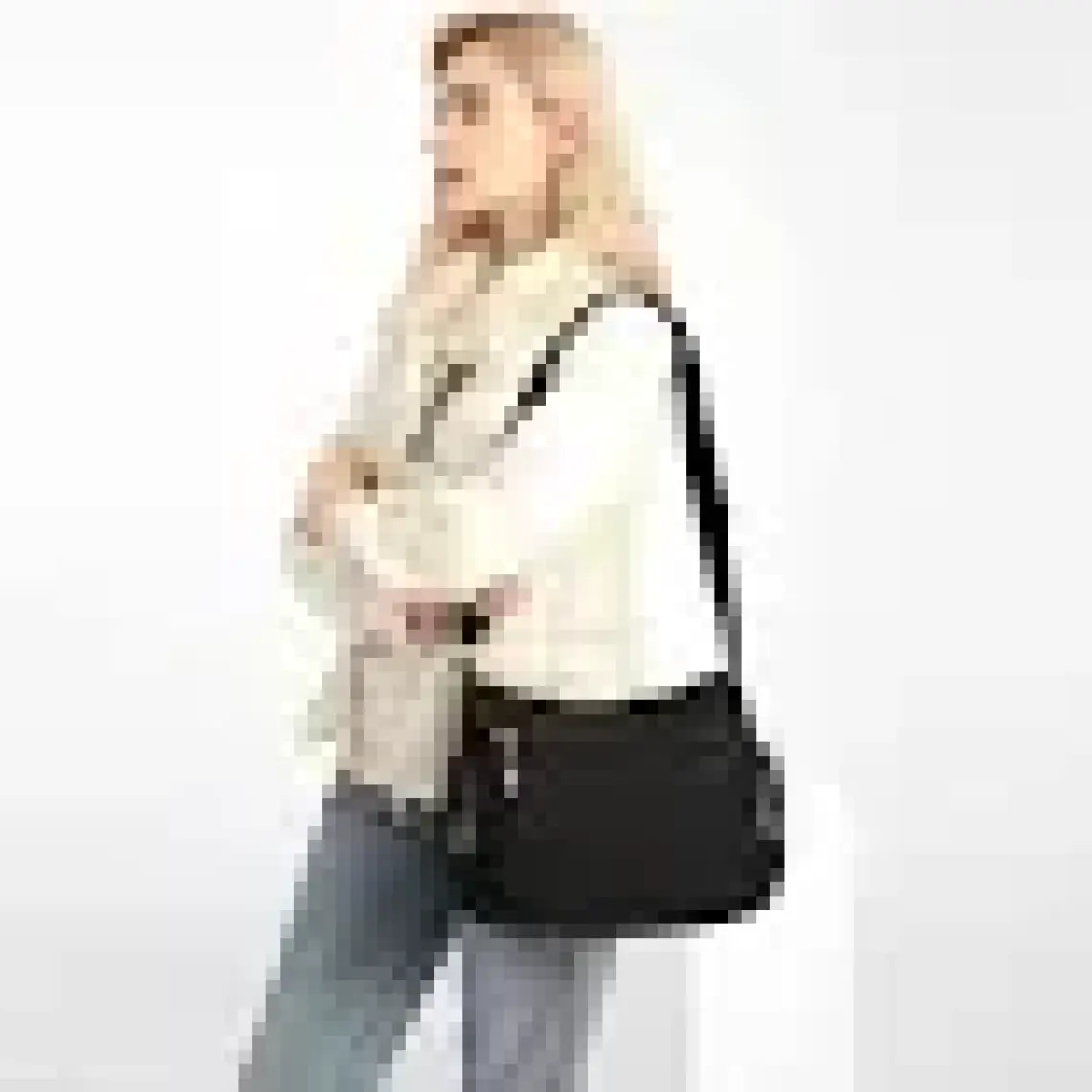 Smart Bags Krinkıl Kumaş Su Geçirmez Kadın Çapraz Çanta BC 1115 - Açık Yeşil