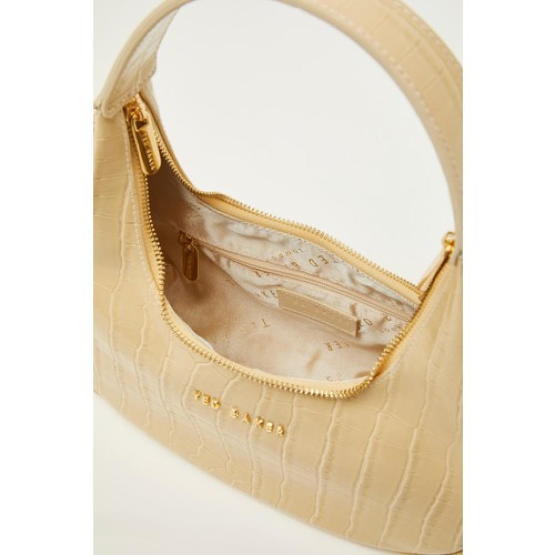 Ted Baker Bej Croco Ay Kesimli Omuz Çantası Tbss25fsh012