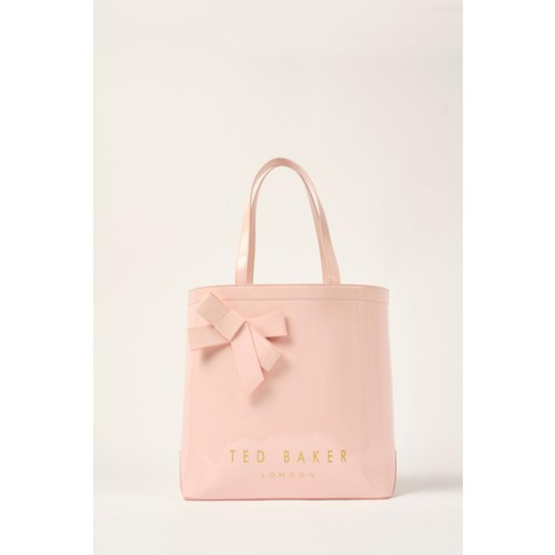 Ted Baker Pembe Ikonik Fiyonklu & Gold Baskılı Çanta TBSS25FIB055