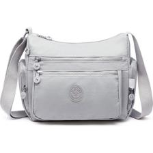 Smart Bags Kadın Postacı Çantası Krinkıl Kumaş 1115 A.gri