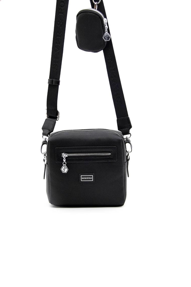 Silver Polo Silver  Polo Kadın Çapraz Çanta Siyah - Siyah NV1038