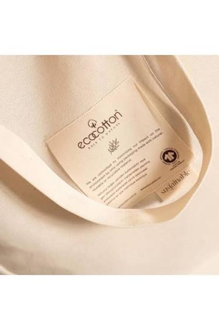 Ecocotton Organik Küçük Boy Bez Çanta - 37X52 cm